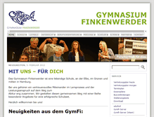 Tablet Screenshot of gymfi.de